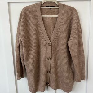 Quince oversized cashmere cardigan small